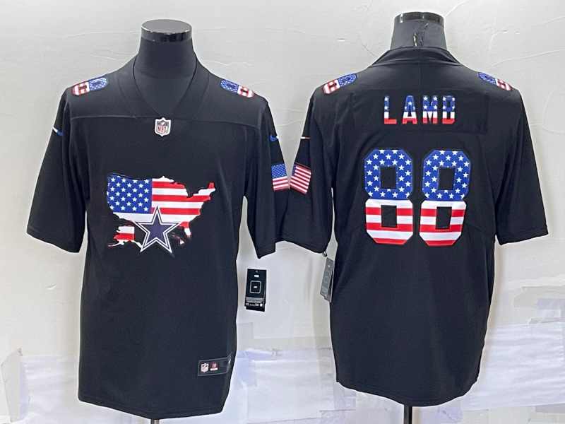 Men's Dallas Cowboys CeeDee Lamb #88 Black Team Jersey